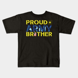 Proud Army Brother Kids T-Shirt